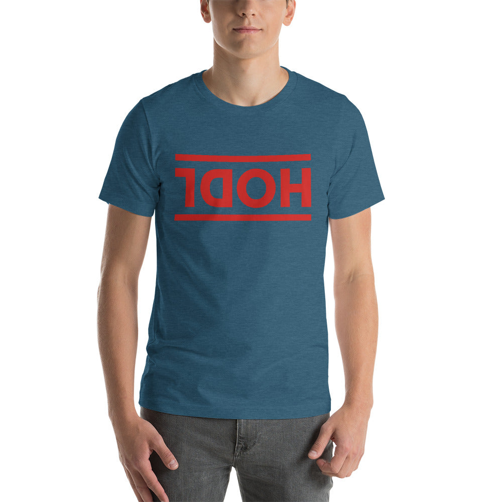 Buy heather-deep-teal Short-Sleeve Unisex T-Shirt / HOLD