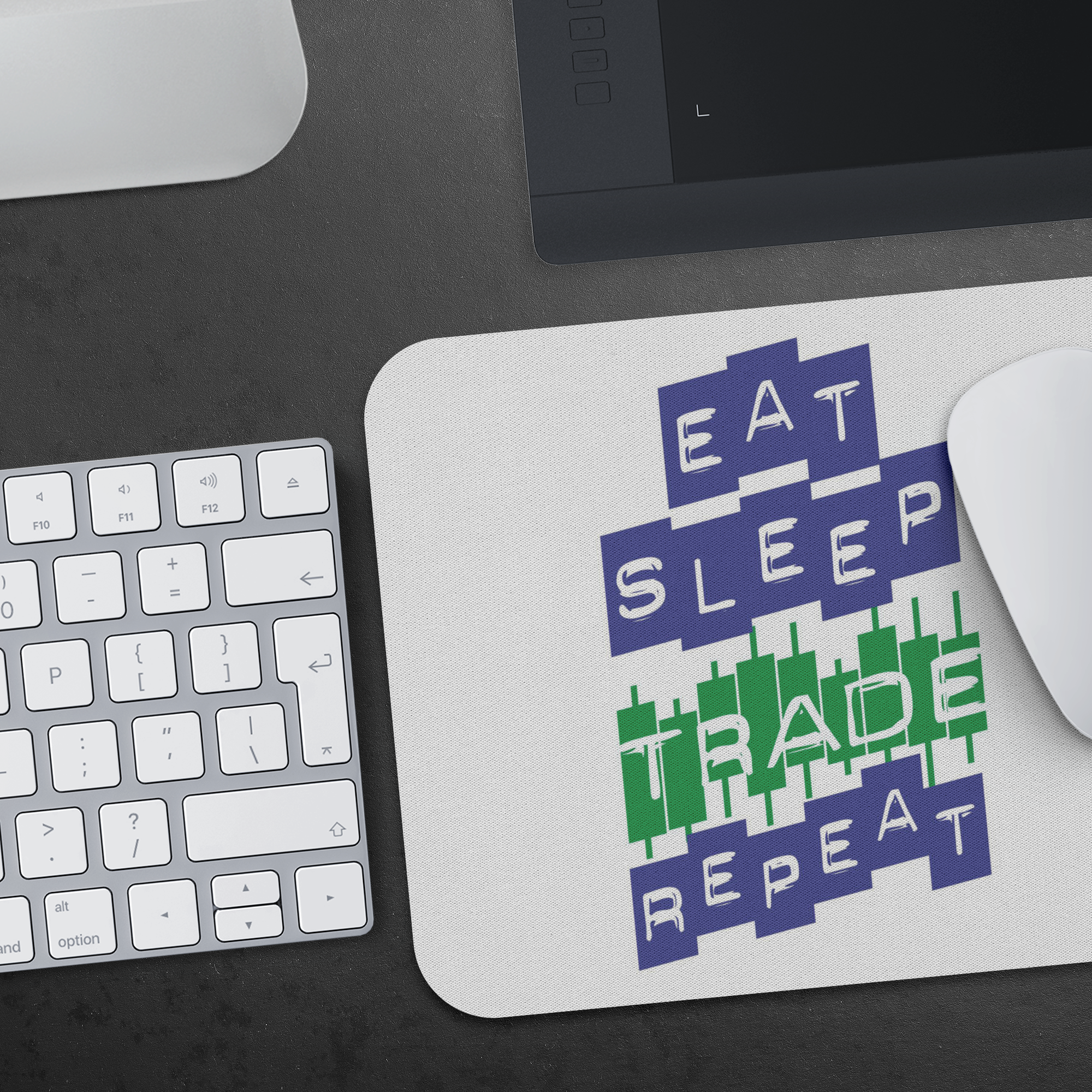 Tapis de souris – Eat Sleep Trade Repeat
