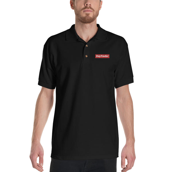 Embroidered Polo Shirt/ Day Trader