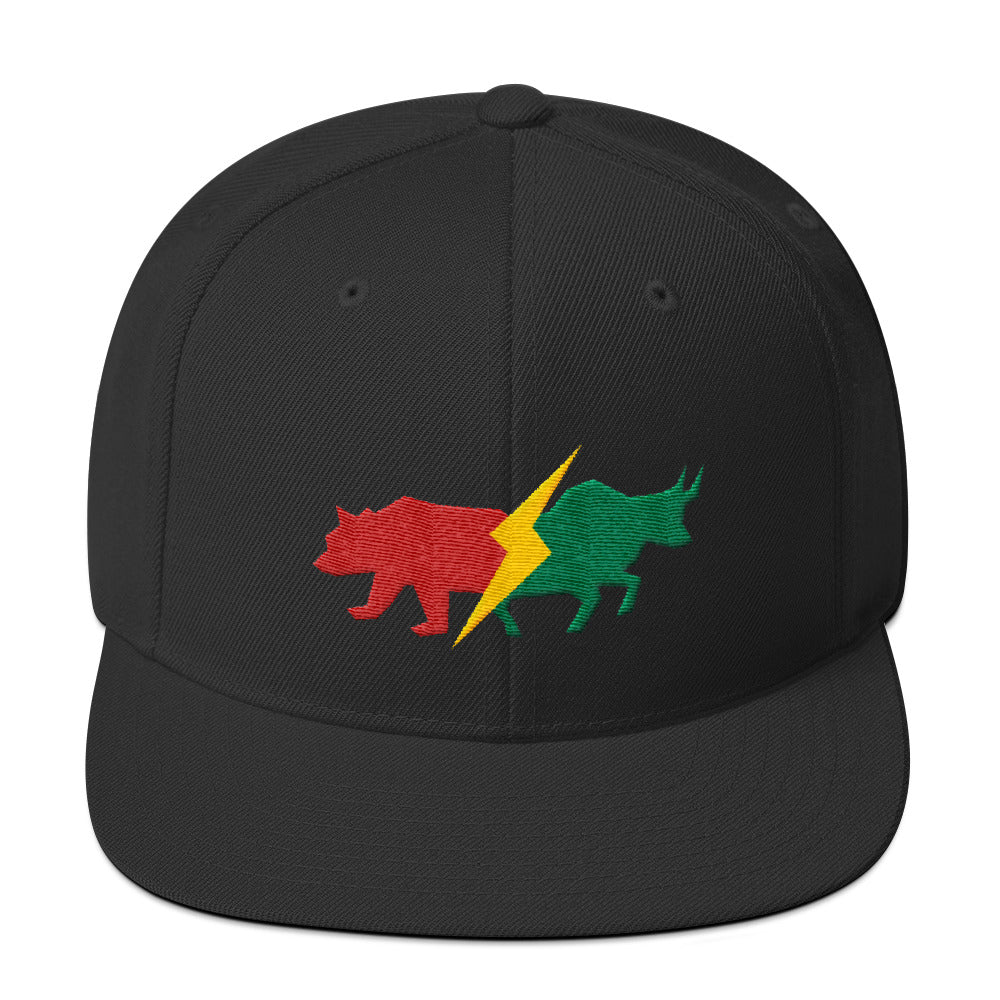 Buy black Snapback Hat - Bear &amp; Bull