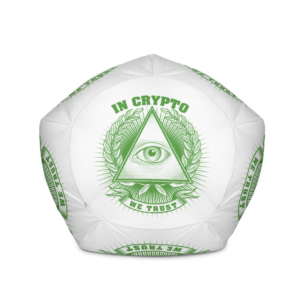 Fauteuil poire - In Crypto We Trust