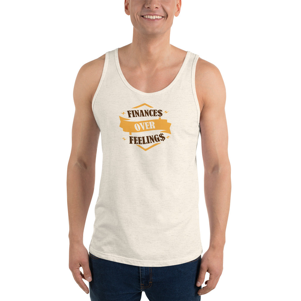 Camiseta sin mangas unisex/ Sensación financiera