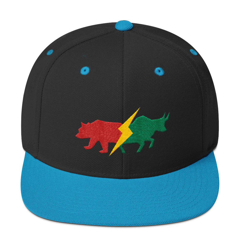 Snapback Hat - Bear & Bull - 0