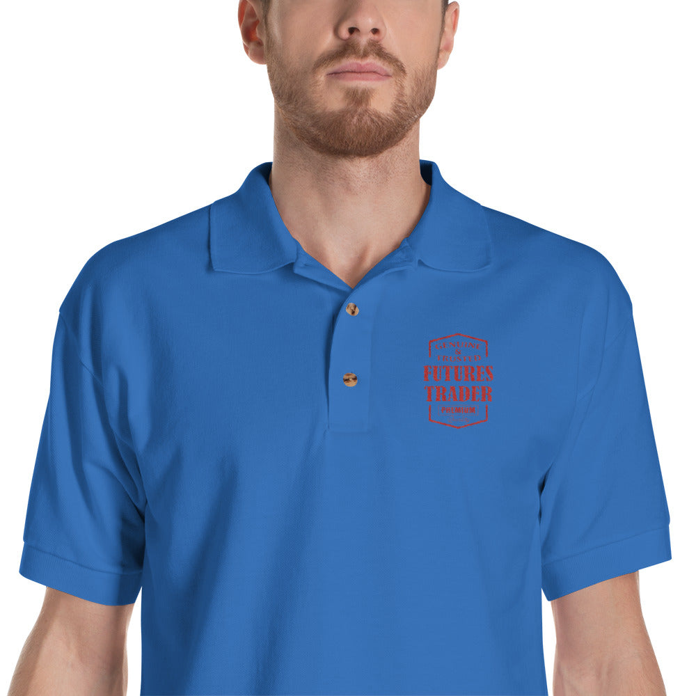 Buy royal Embroidered Polo Shirt/ Futures Trader
