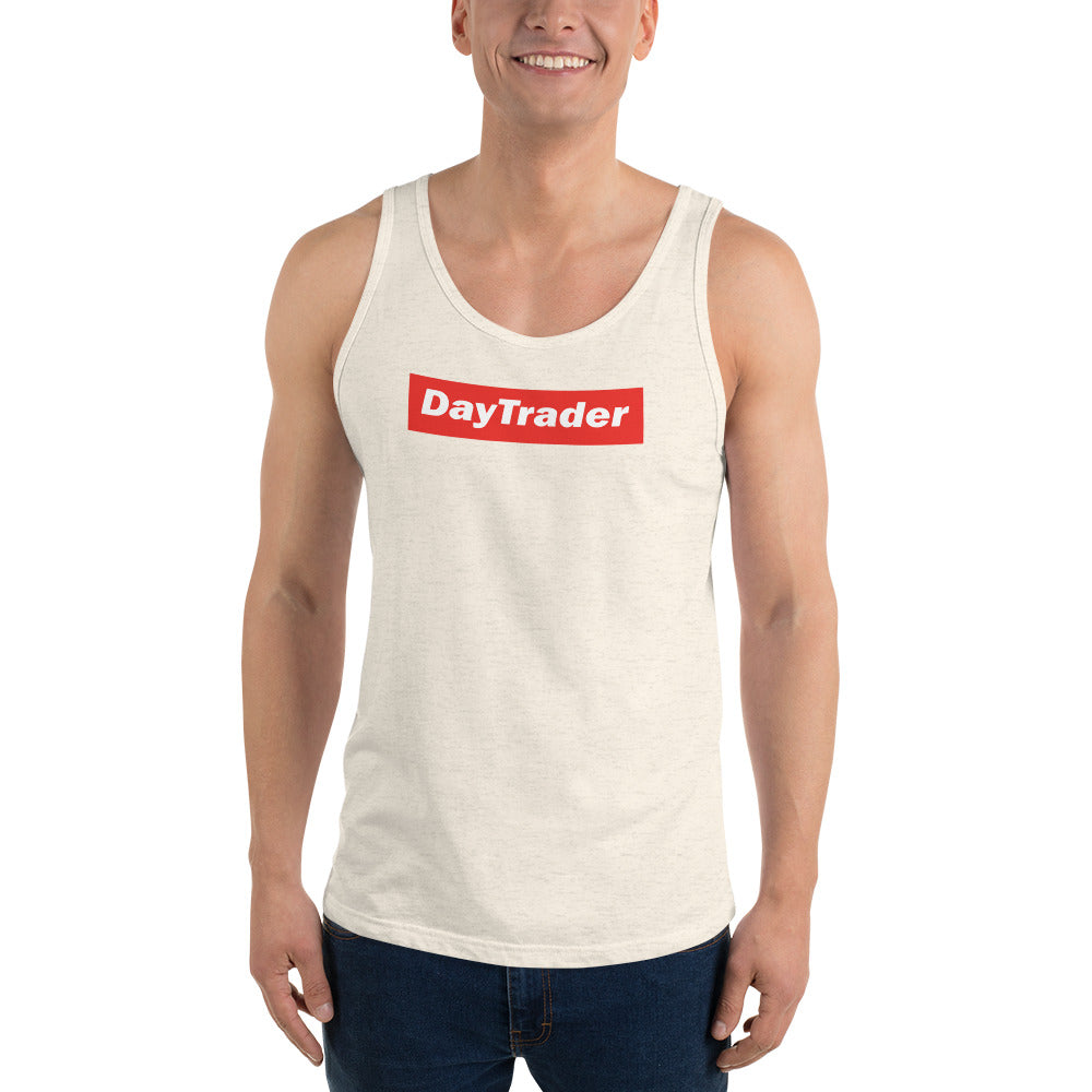 Buy oatmeal-triblend Unisex Tank Top / Day Trader