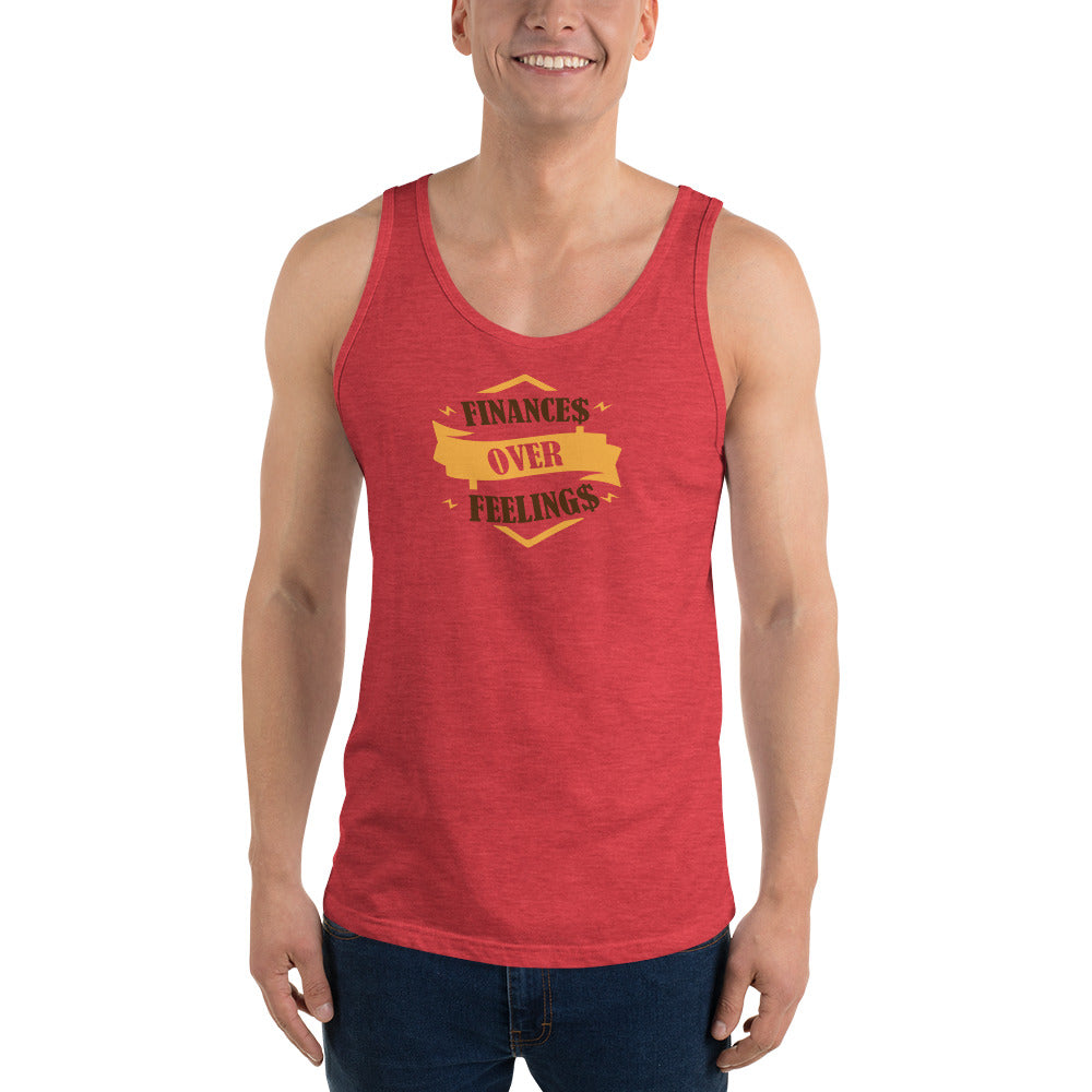 Comprar triblend-rojo Camiseta sin mangas unisex/ Sensación financiera