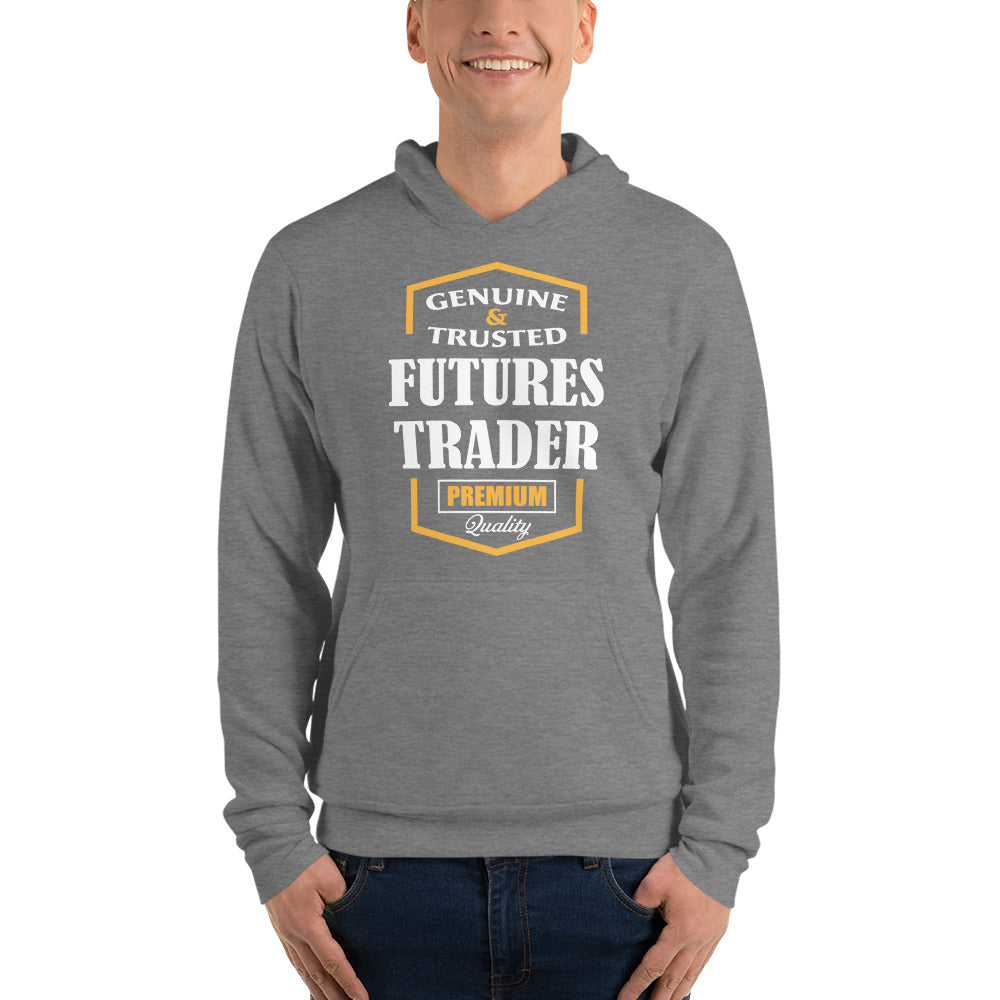 Buy deep-heather Unisex hoodie/ Futures Trader