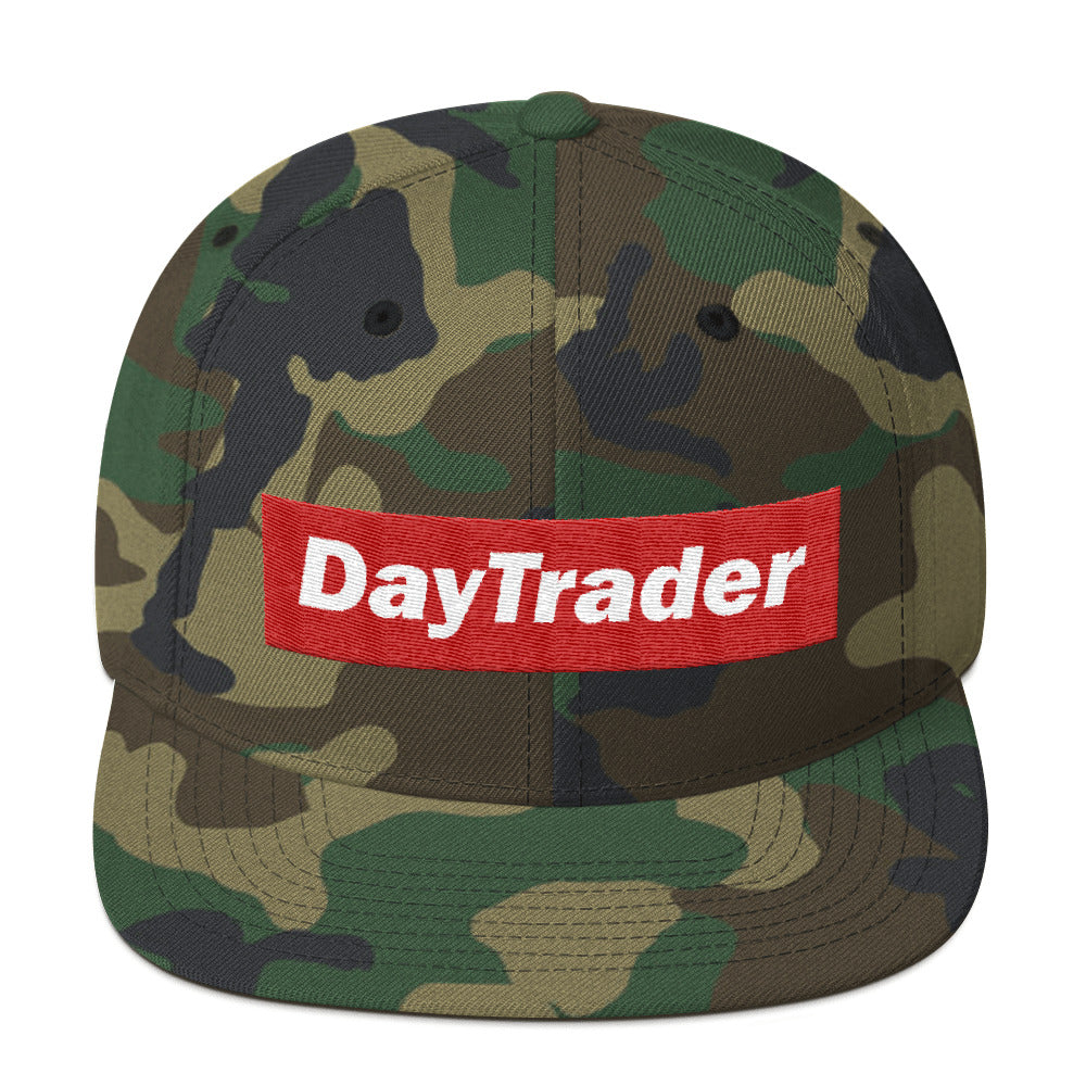 Buy green-camo Snapback Hat/ Day Trader