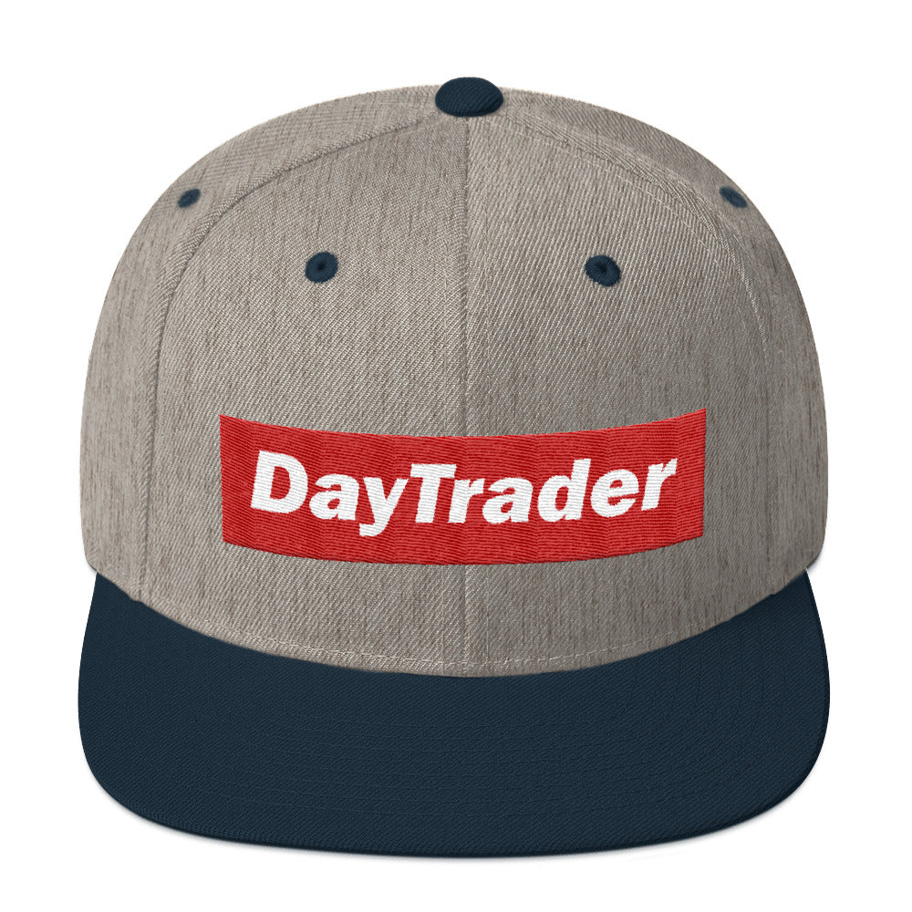 Buy heather-grey-navy Snapback Hat/ Day Trader