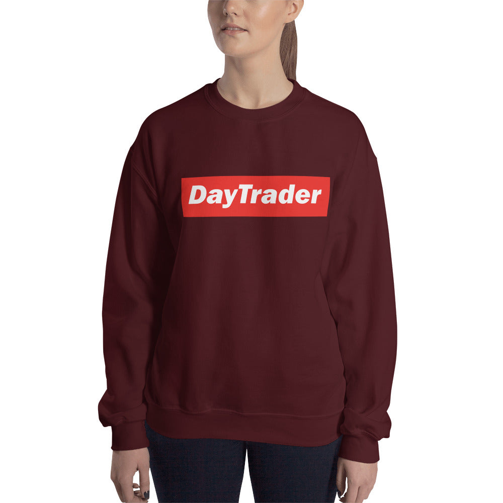 Buy maroon Sweatshirt / Day Trader