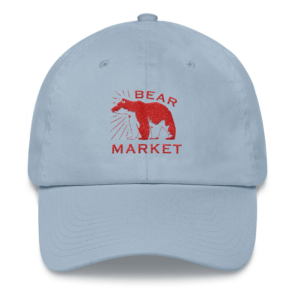 Buy light-blue Dad hat/ Bear Market