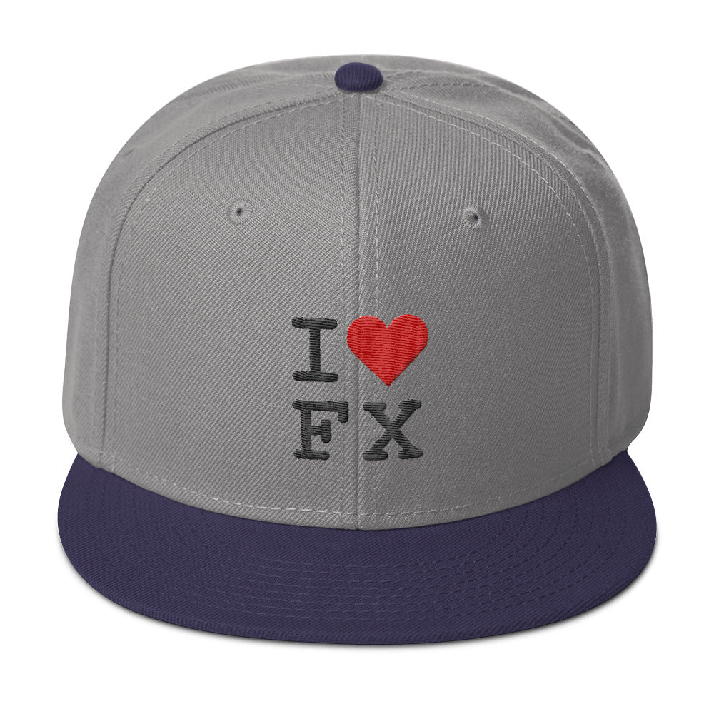 Buy navy-blue-gray-gray Snapback Hat - I Love FX