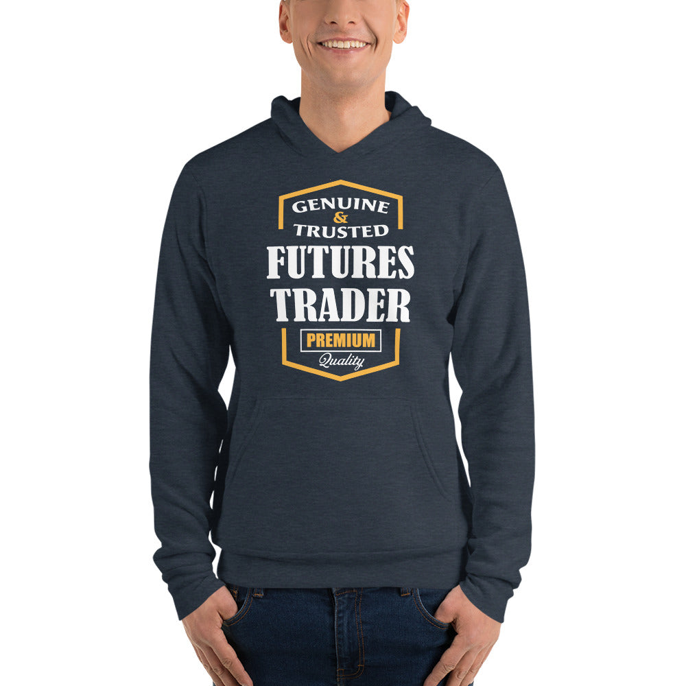 Buy heather-navy Unisex hoodie/ Futures Trader