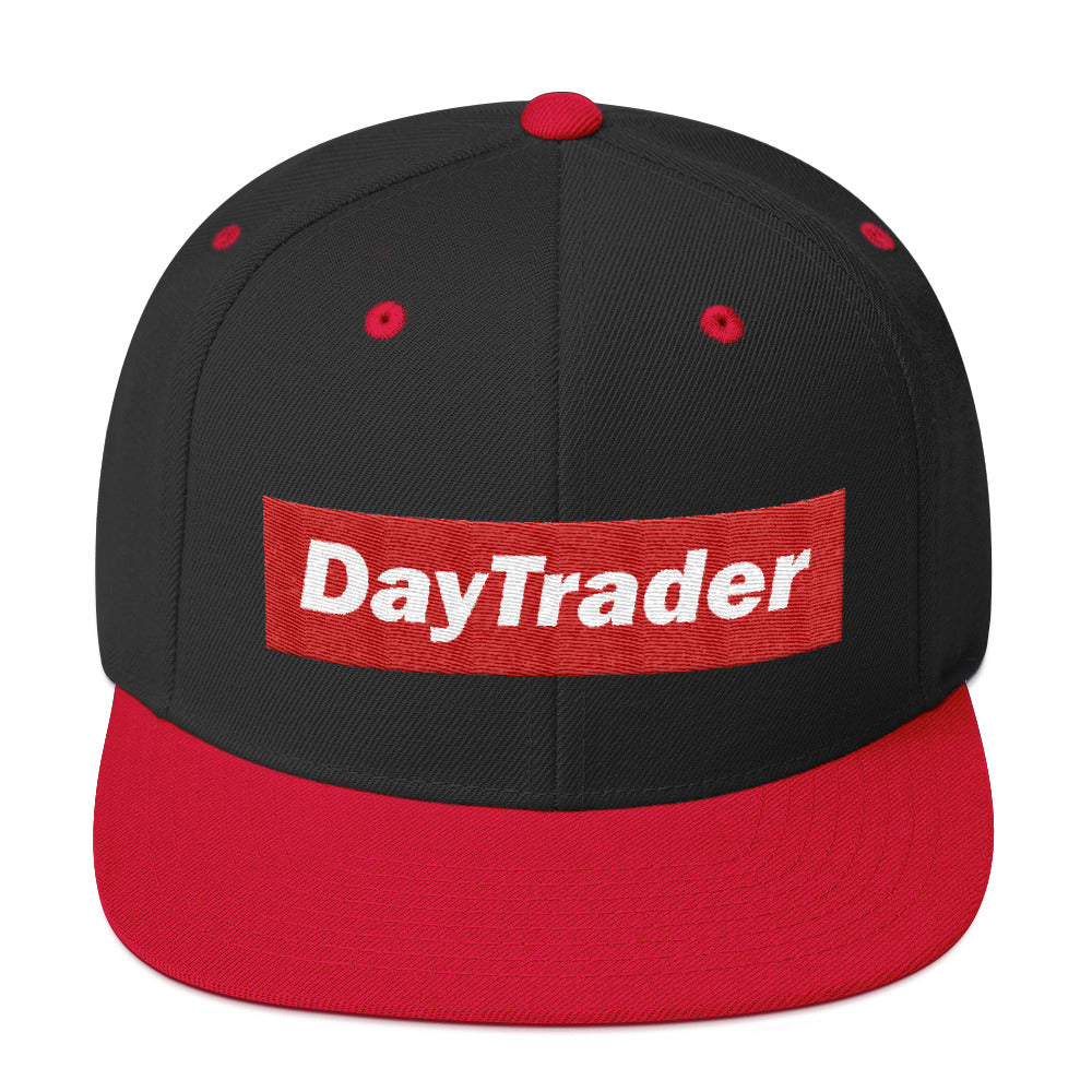 Buy black-red Snapback Hat/ Day Trader