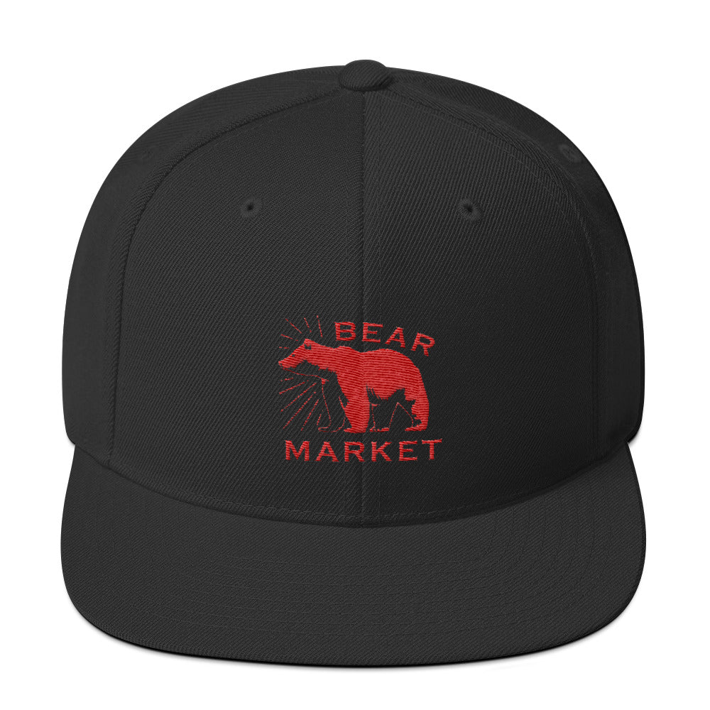 Buy black Snapback Hat/ Bear Market