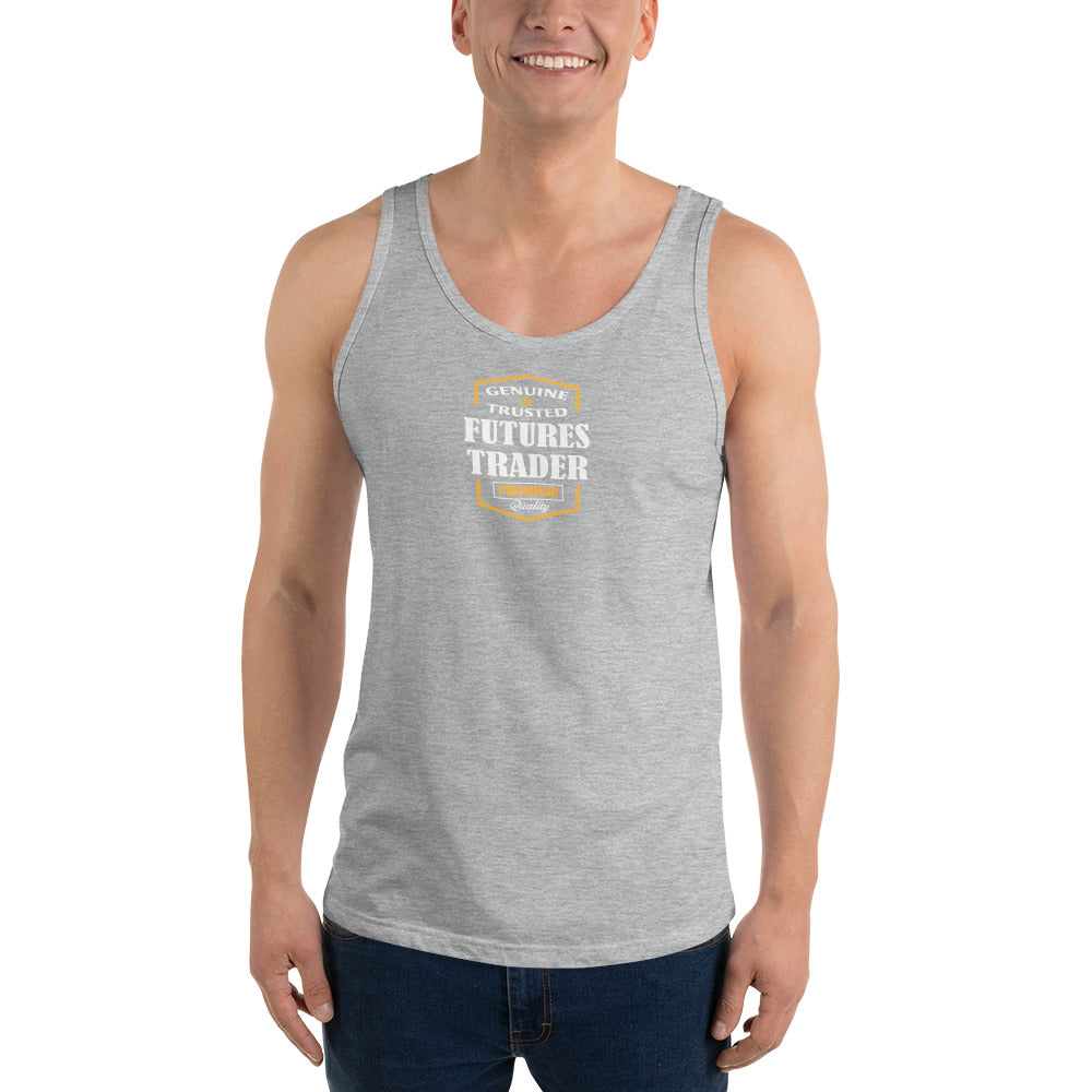 Buy athletic-heather Unisex  Tank Top/ Futures Trader