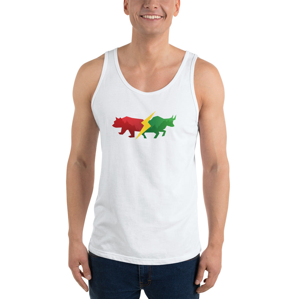 Comprar blanco Camiseta sin mangas unisex - Oso y Toro
