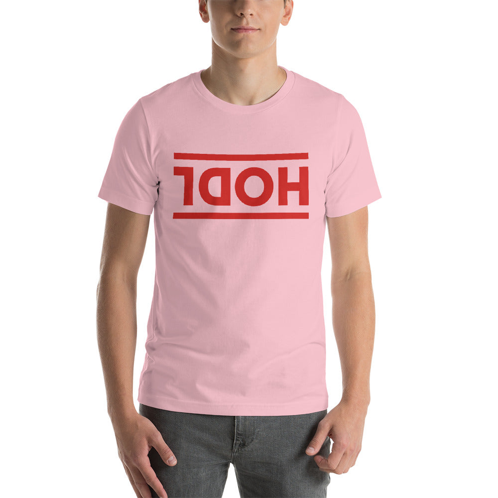 Acheter rose T-shirt unisexe à manches courtes / HOLD