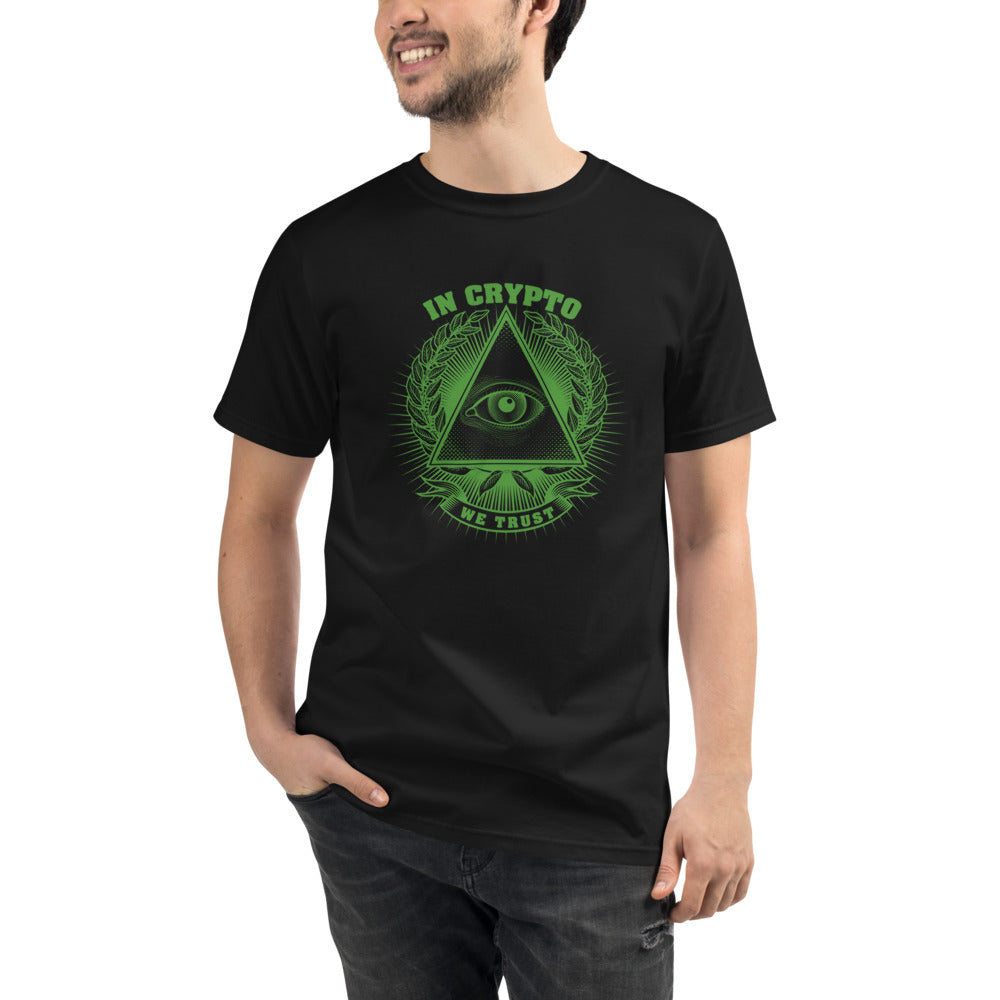 T-shirt biologique / In Crypto We Trust - 0