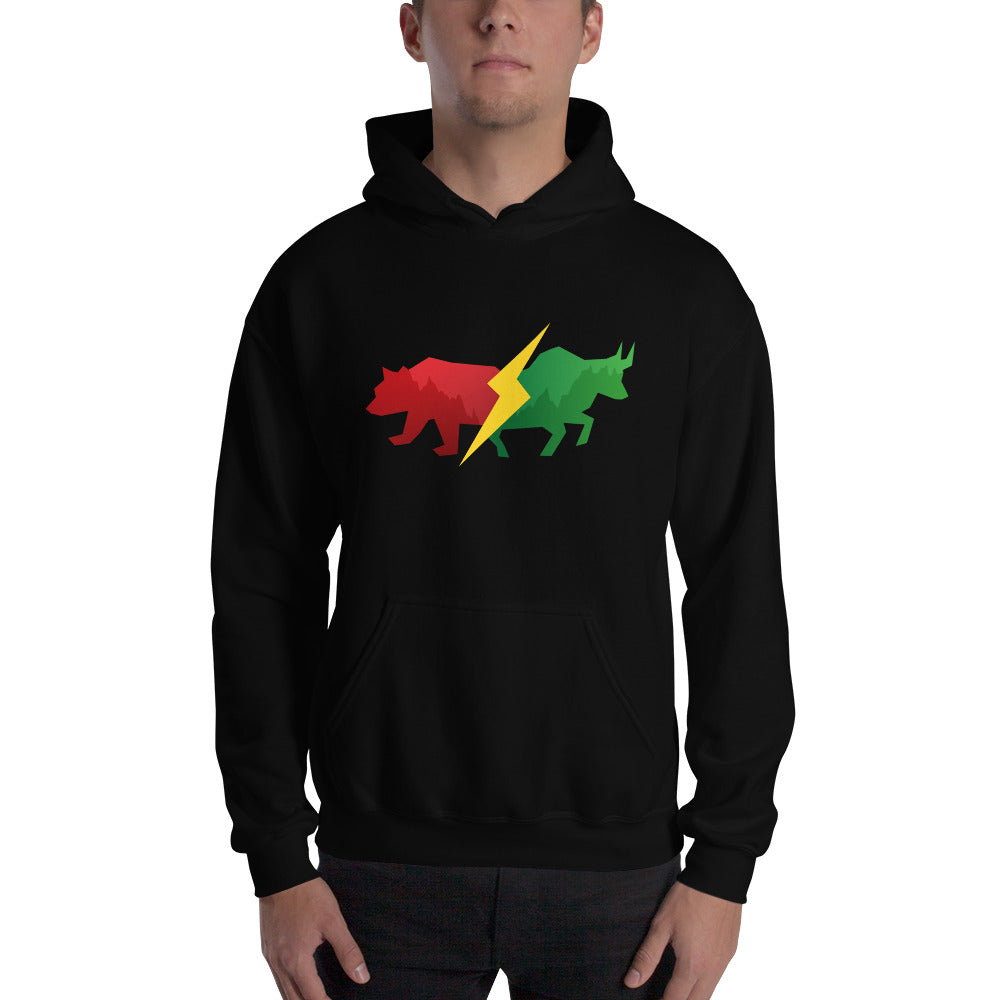 Buy black Hooded Sweatshirt - Bear &amp; Bull