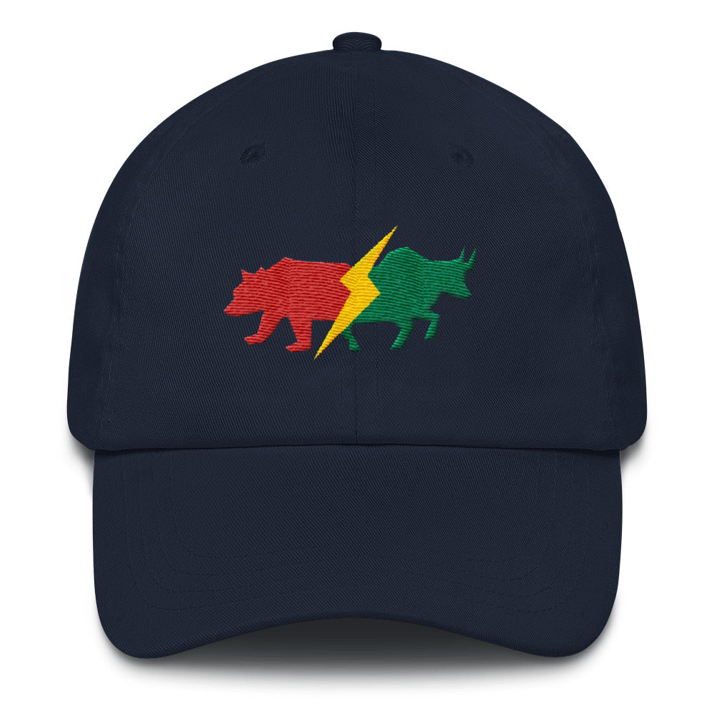 Buy navy Dad hat - Bear &amp; Bull