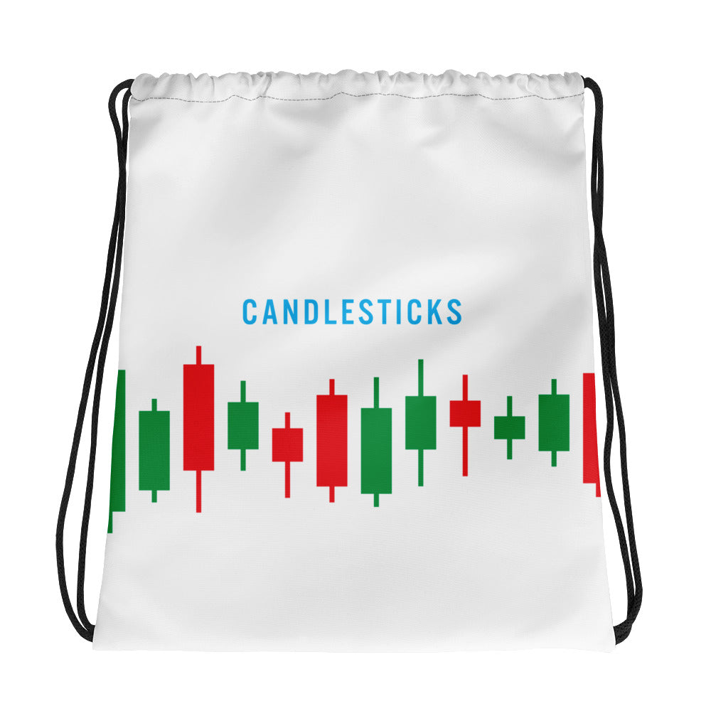 Drawstring bag - Candlesticks