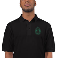 Embroidered Polo Shirt - In Crypto We Trust
