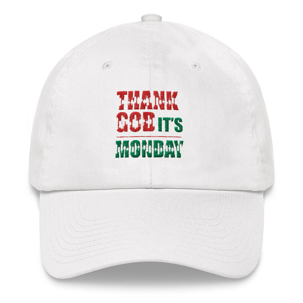 Acheter blanc Chapeau de papa - Dieu merci, c&#39;est lundi