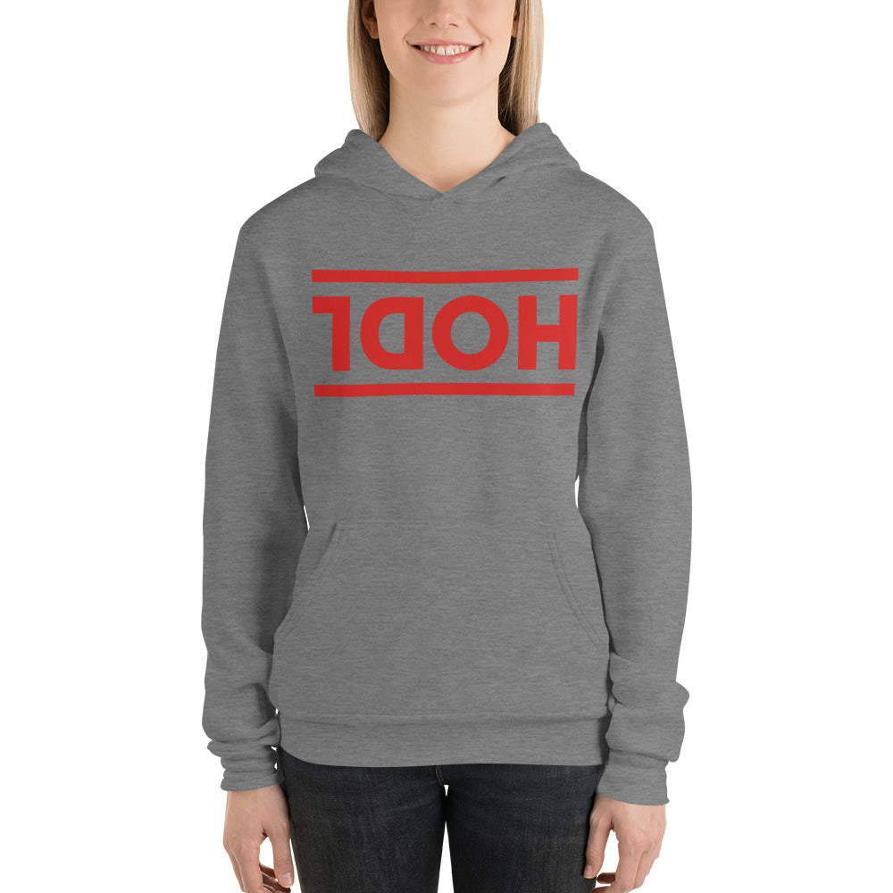 Buy deep-heather Unisex hoodie - HOLD