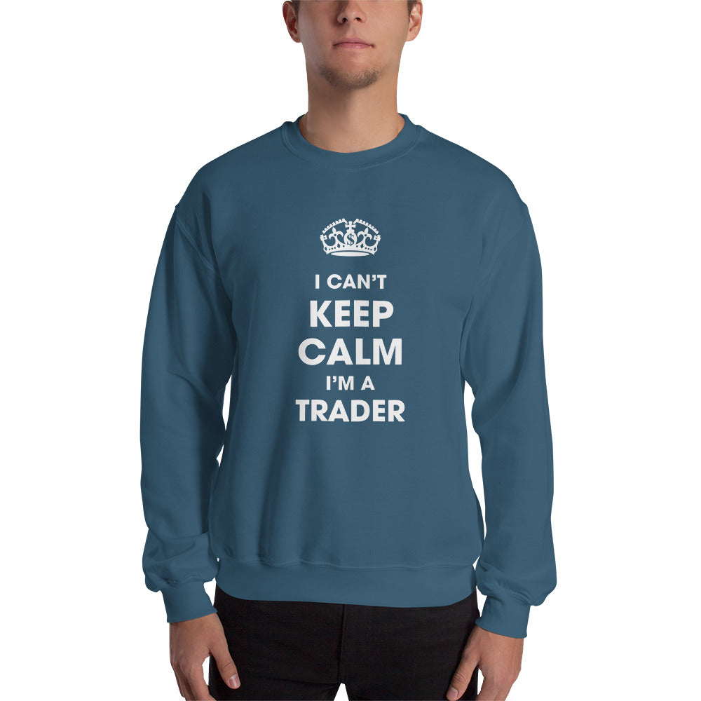 Buy indigo-blue Sweatshirt/Can&#39;t Keep Calm