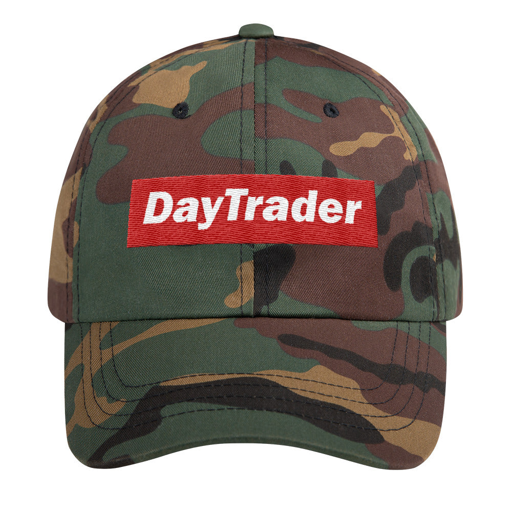 Buy green-camo Dad hat/ Day Trader