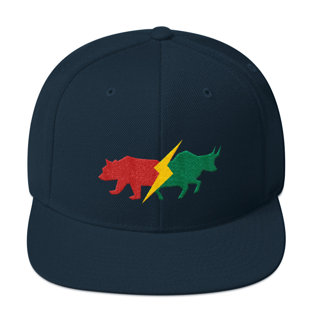 Buy dark-navy Snapback Hat - Bear &amp; Bull