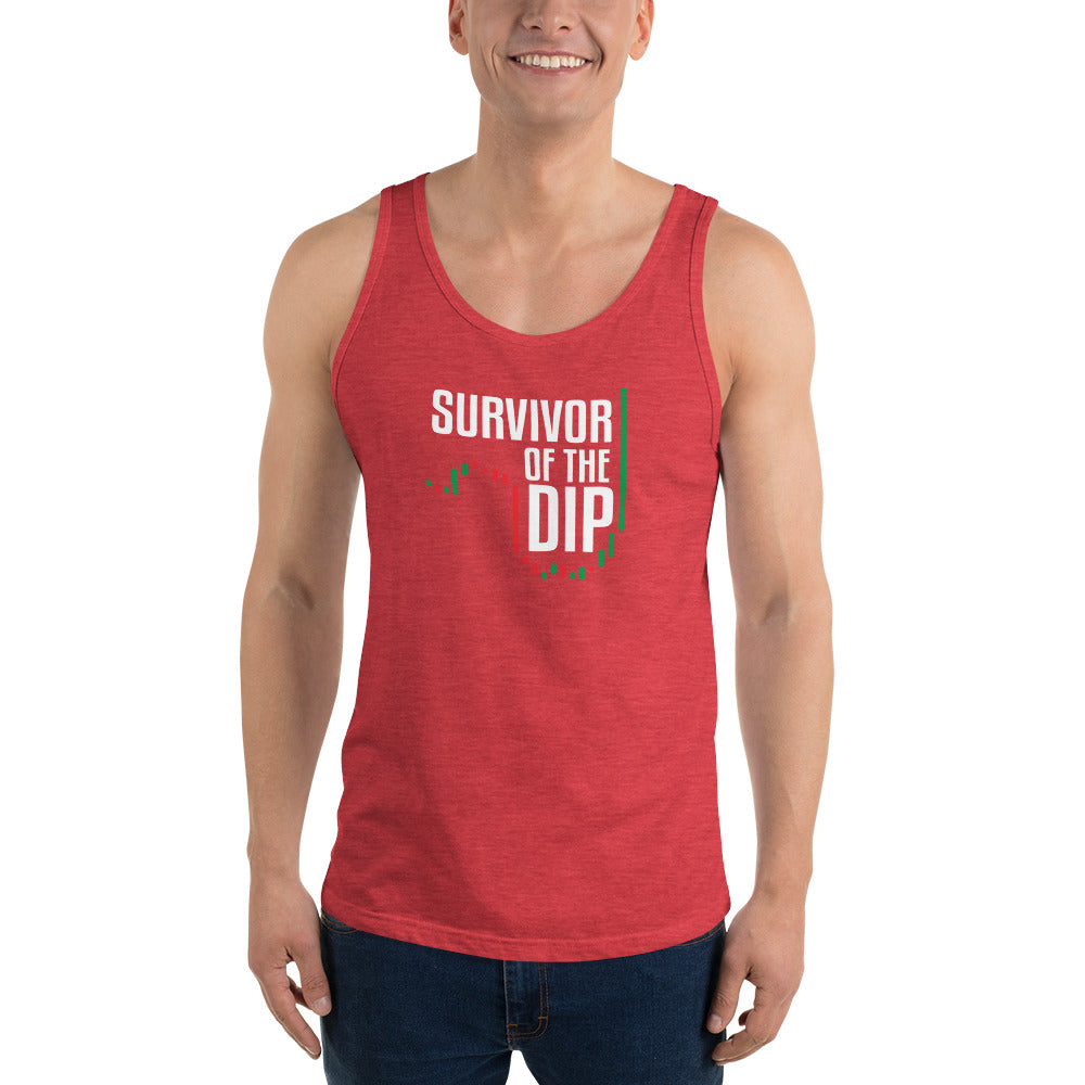Comprar triblend-rojo Camiseta sin mangas unisex/ Sobreviviente del DIP
