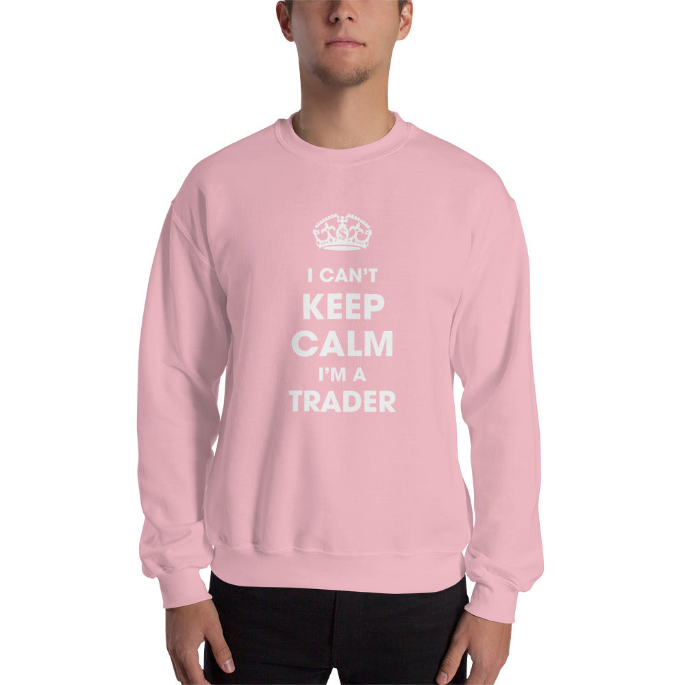 Acheter rose-clair Sweat-shirt/Je ne peux pas rester calme