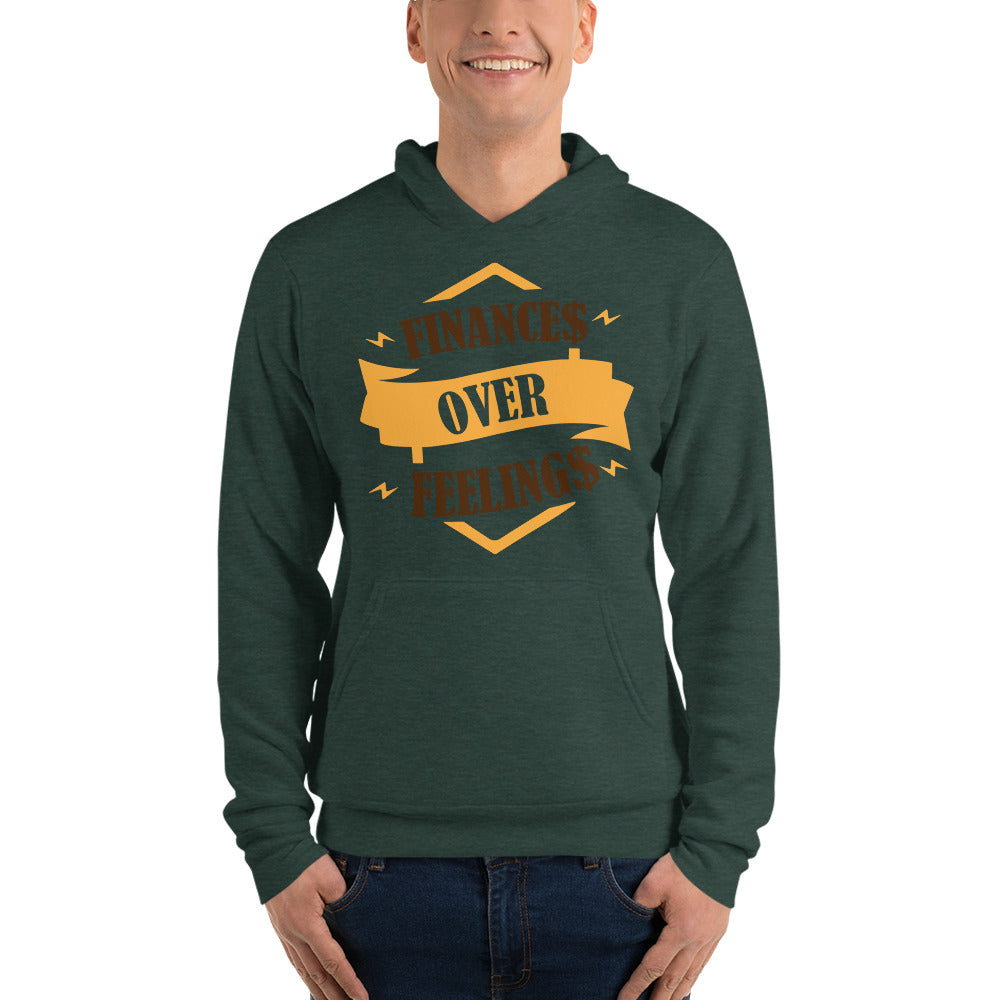 Buy heather-forest Unisex hoodie/ Finance Feeling