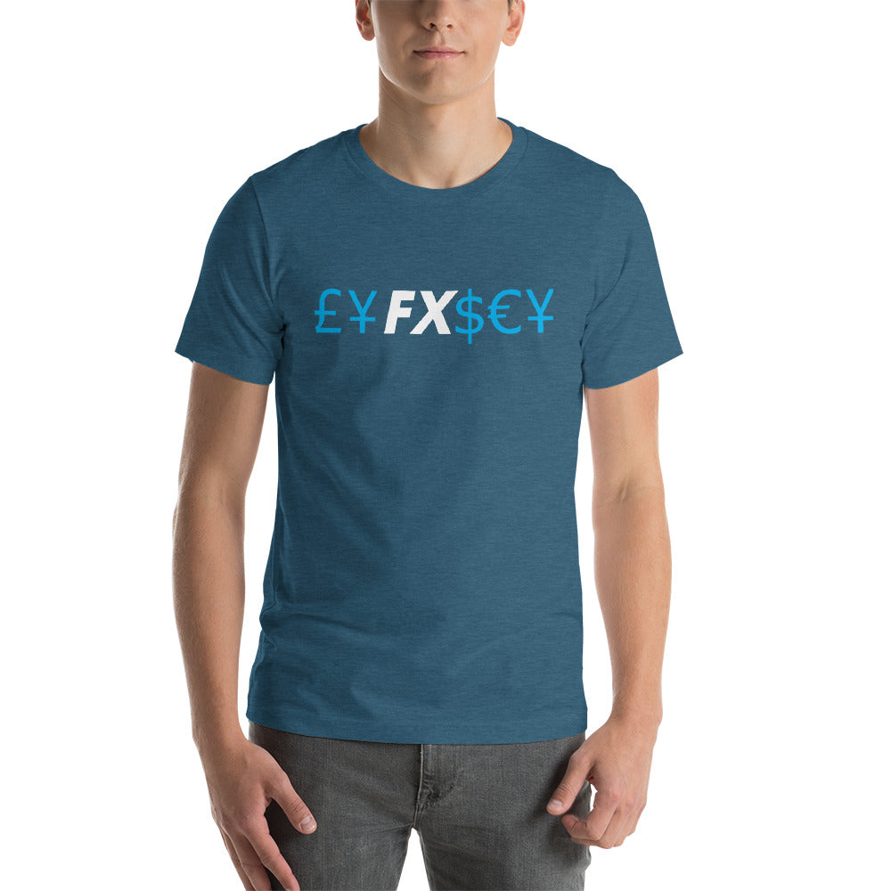 Buy heather-deep-teal Short-Sleeve Unisex T-Shirt / FX