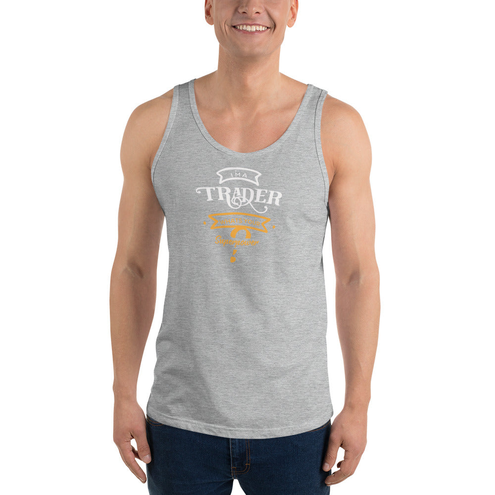 Buy athletic-heather Unisex  Tank Top/ Superpower
