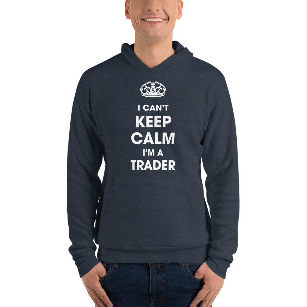 Buy heather-navy Unisex hoodie/Can&#39;t Keep Calm