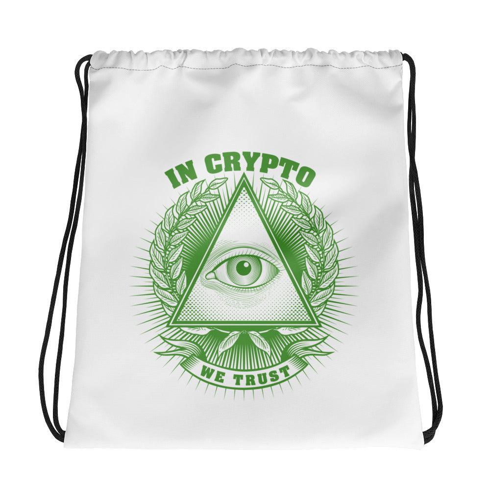 Drawstring bag - In Crypto We Trust - 0