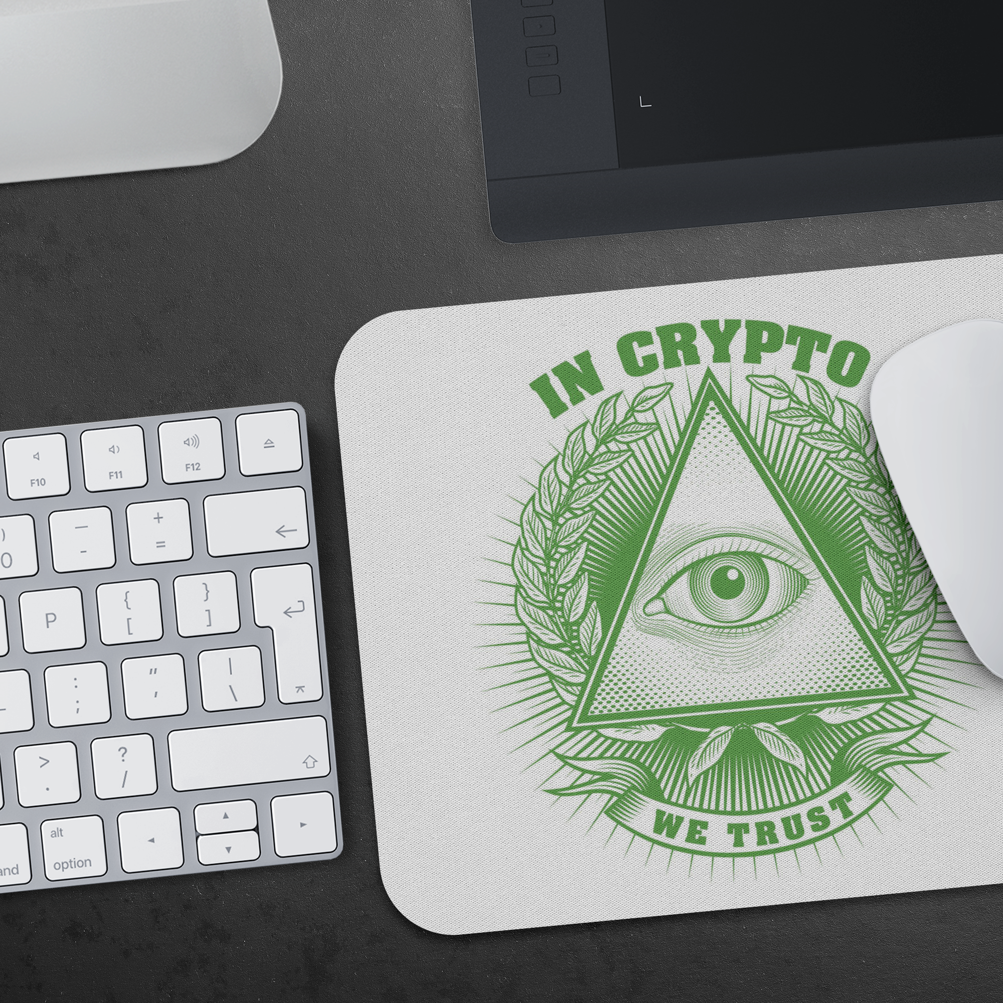 Mousepad - In Crypto We Trust