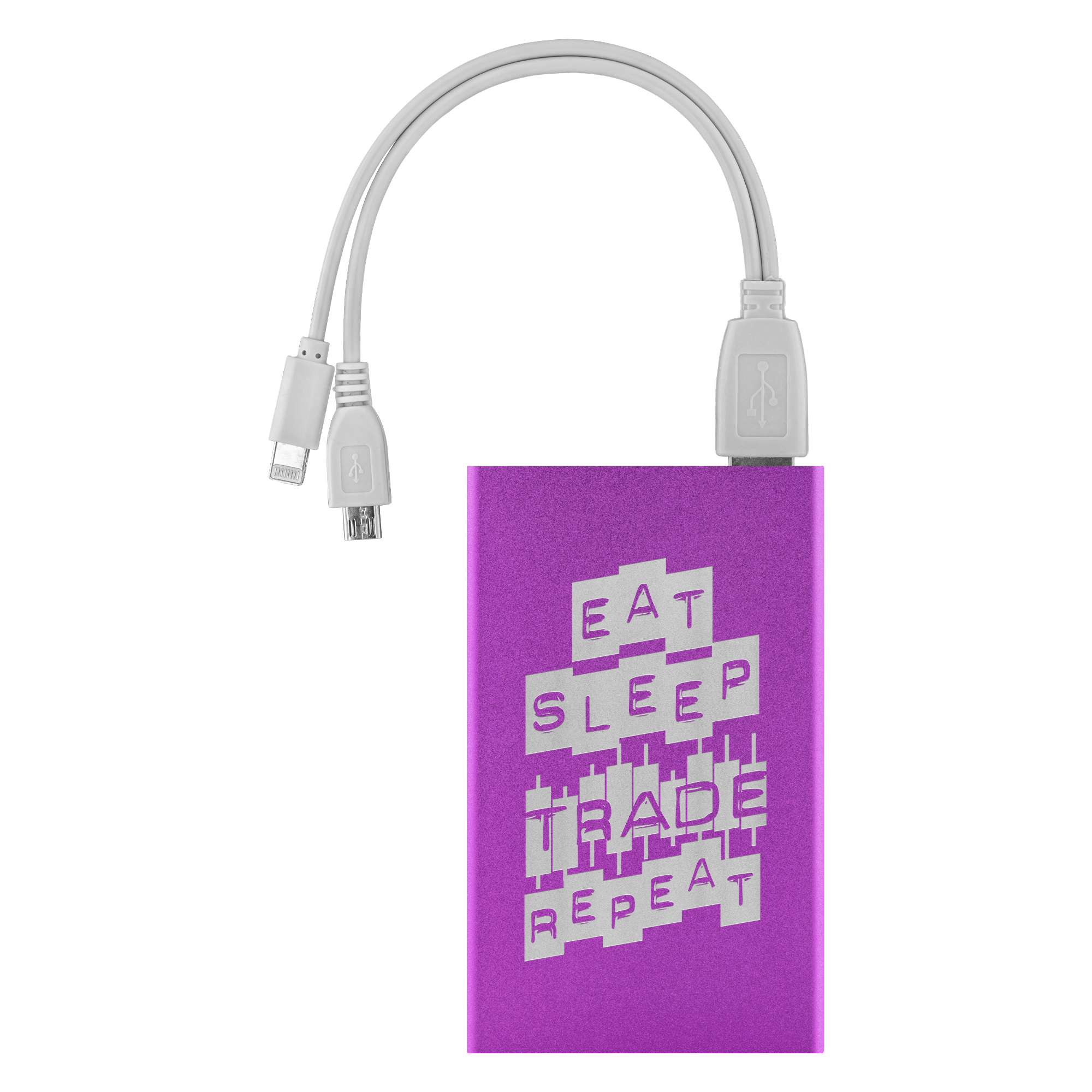 Buy purple Power Banks - Eat Sleep Trade Repeat
