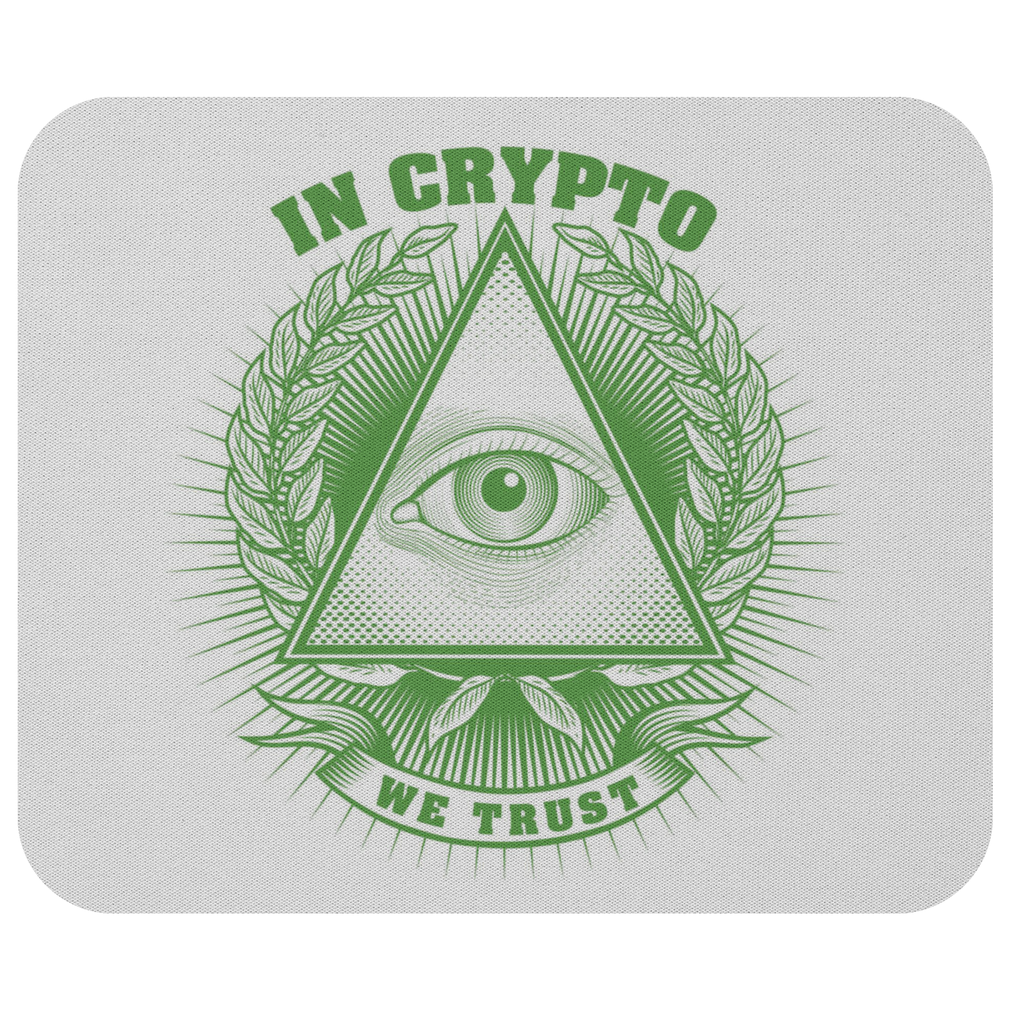 Mousepad - In Crypto We Trust - 0