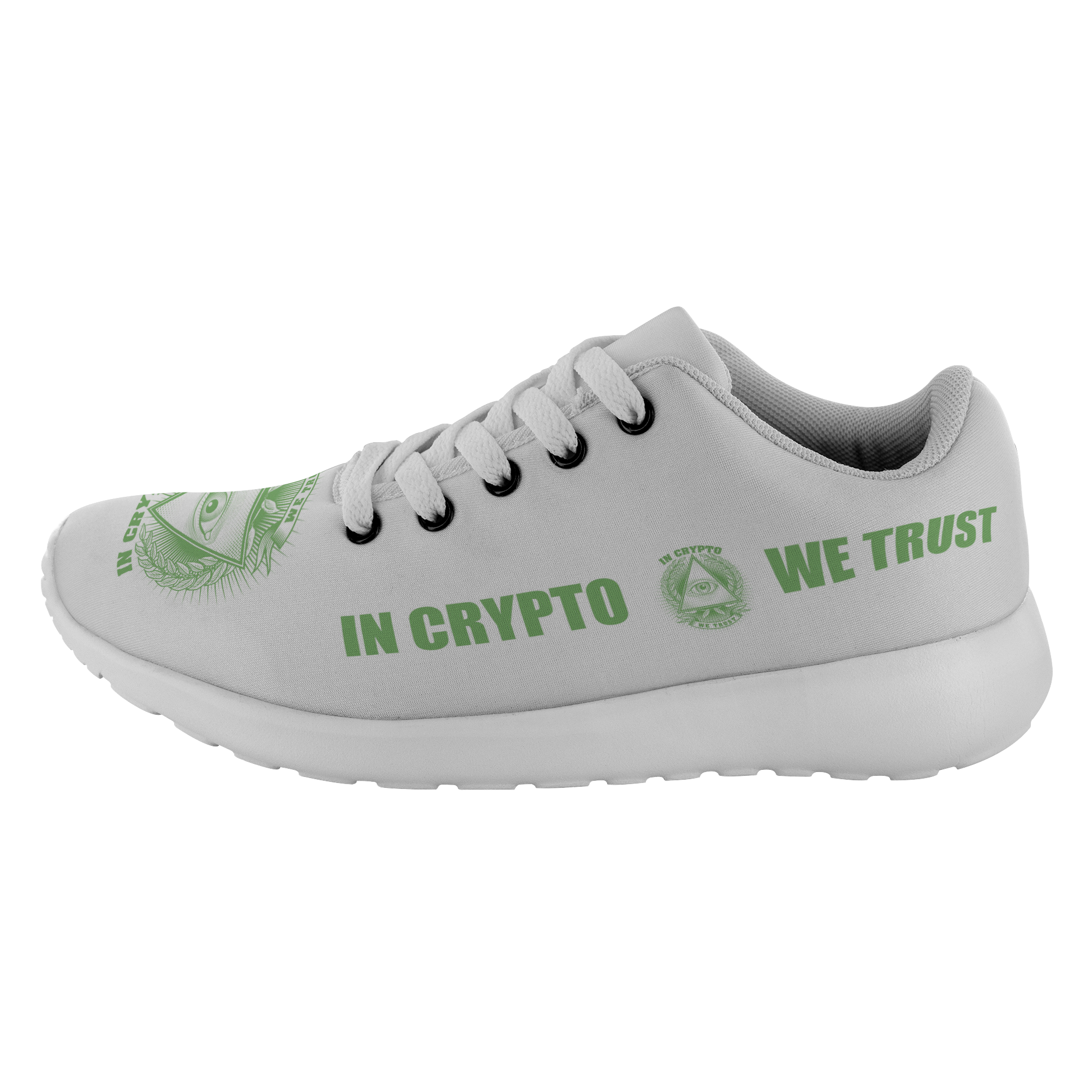 Chaussures de course - Nous faisons confiance à Crypto - 0